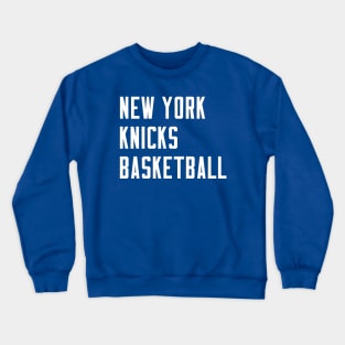 Knicks Basketball Crewneck Sweatshirt